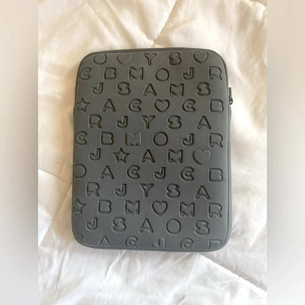Marc Jacobs tablet case blue-grey
